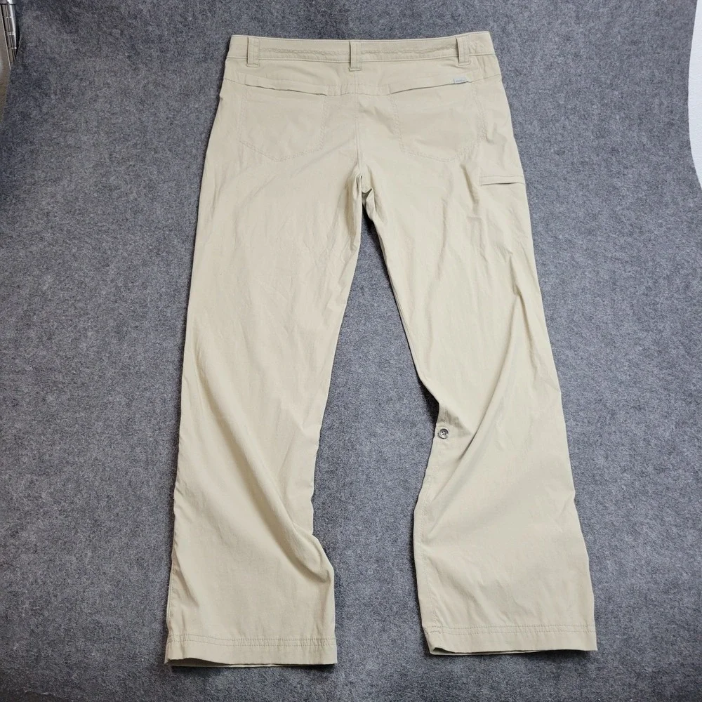 Eddie Bauer Pants Womens 16 Brown Stretch Lightweight Hiking Outdoor Camping